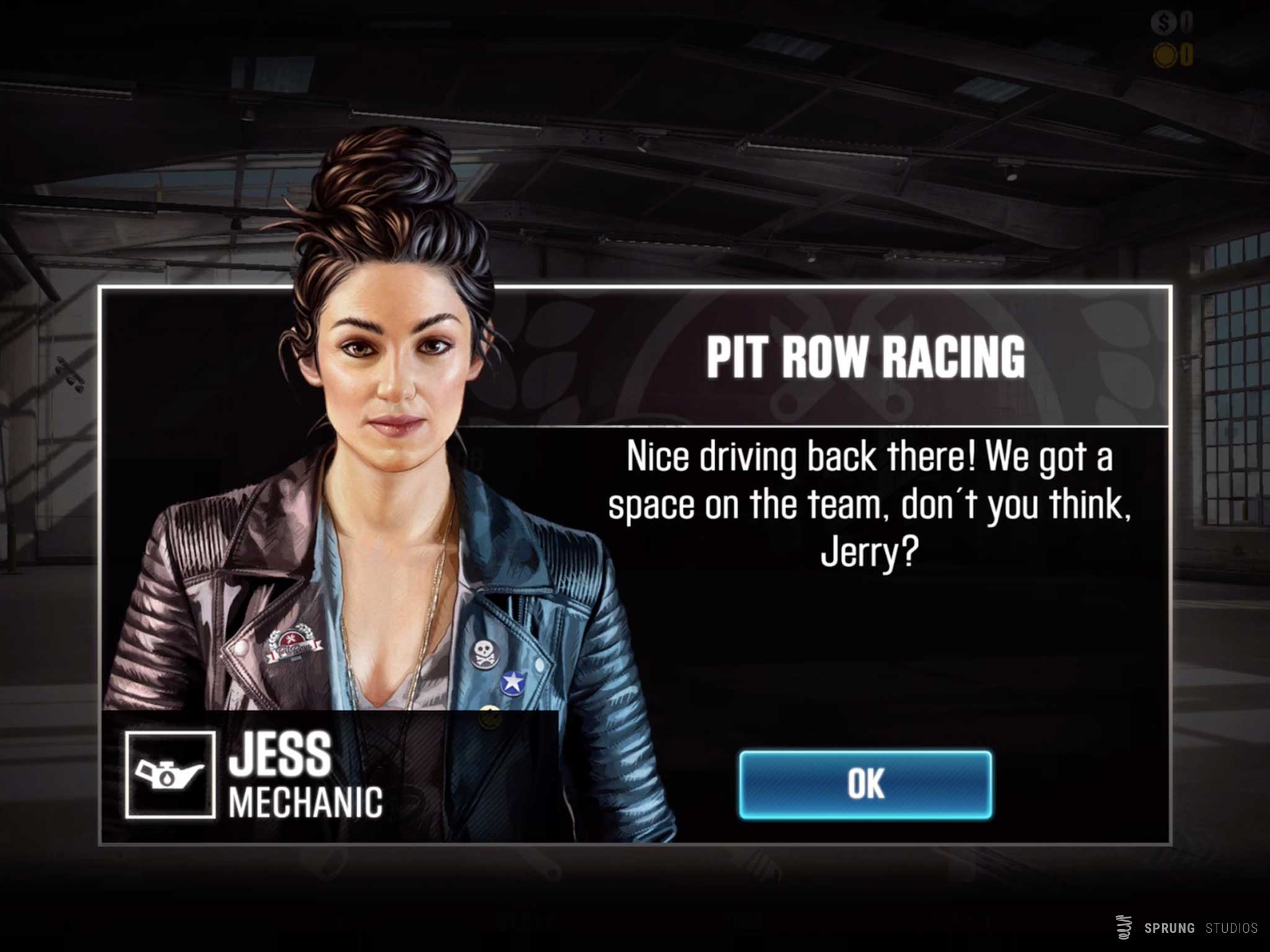 CSR Racing 2 Jess the Mechanic