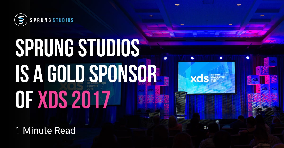 Sprung Studios Proudly Sponsors XDS 2017