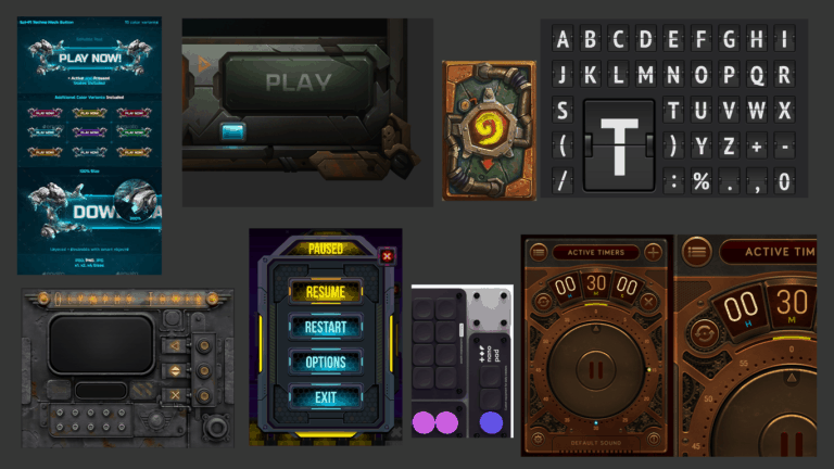 How To Design A UI Button For Video Games | Sprung Studios