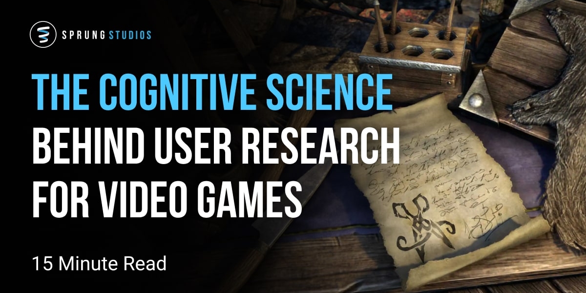The Cognitive Science Behind User Research for Video Games