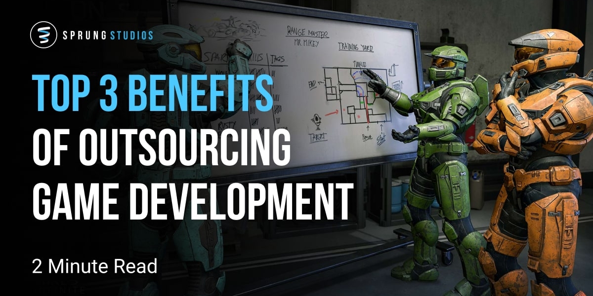 Top 3 Benefits of Outsourcing Game Development