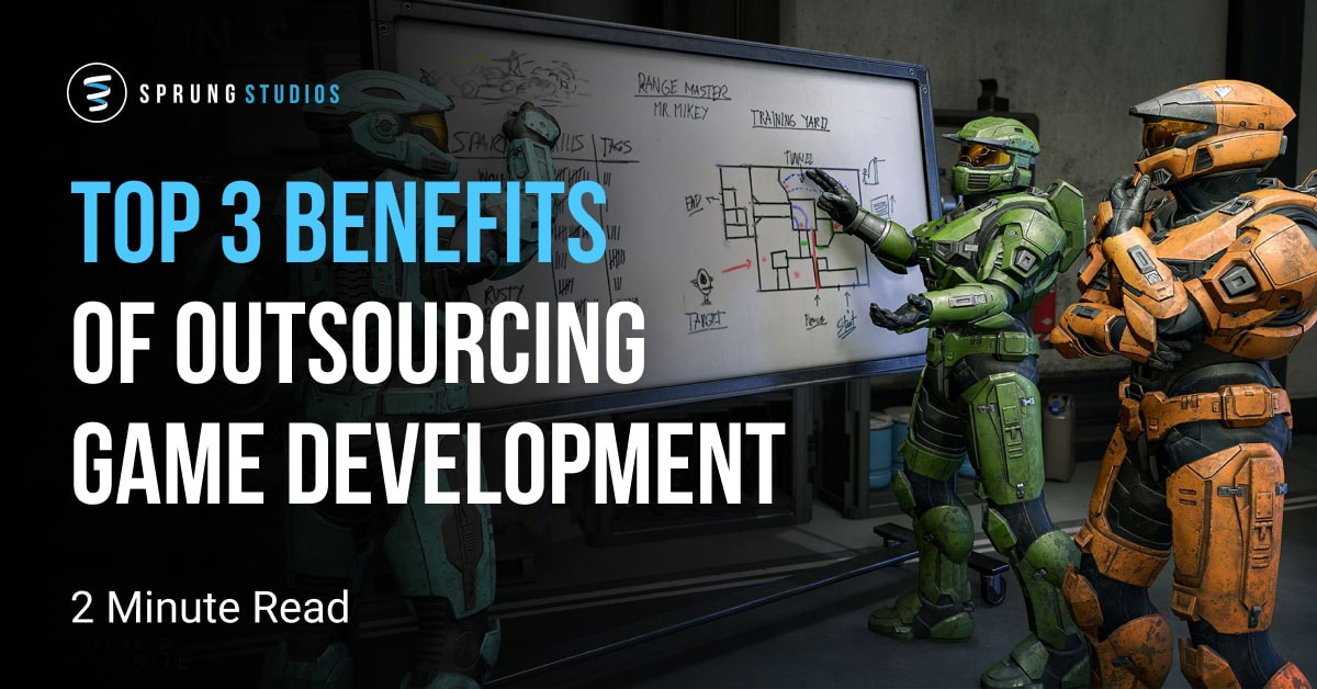 Top 3 Benefits of Outsourcing Game Development