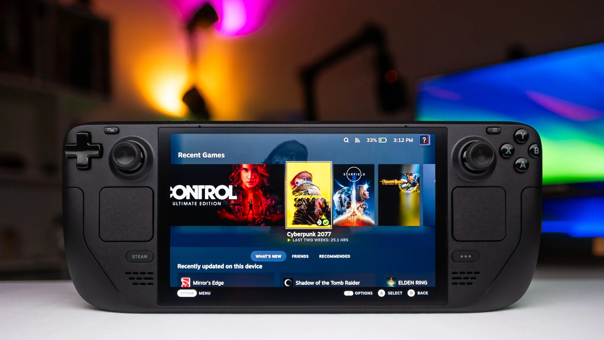 Steam screen reader support