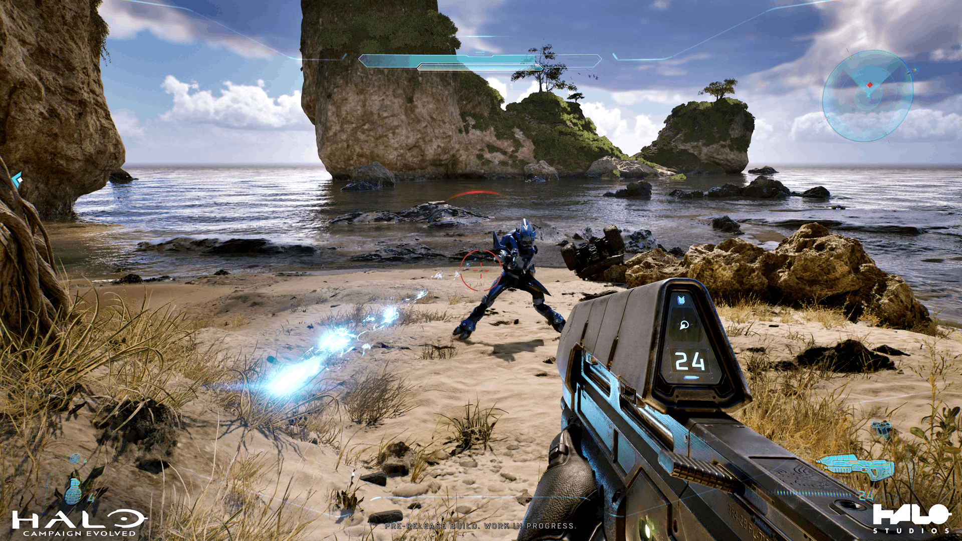 Halo: Campaign Evolved In-Game Screenshot (HUD and UI)
